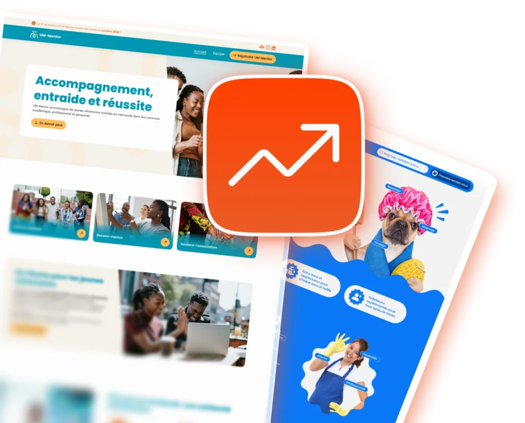 Exemple de création de site web professionnel pour entrepreneur par Rock U Com