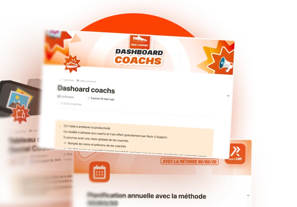 Exemple d'espace de travail centralisé sur-mesure pour indépendant par Rock U Com